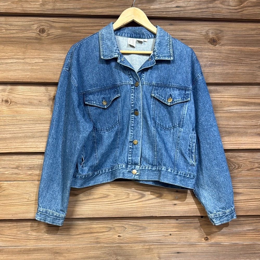 Vintage Denim Blue Women's Jacket